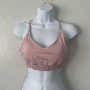 PINk Victoria’s Secret Ultimate blush pink sports bra size large